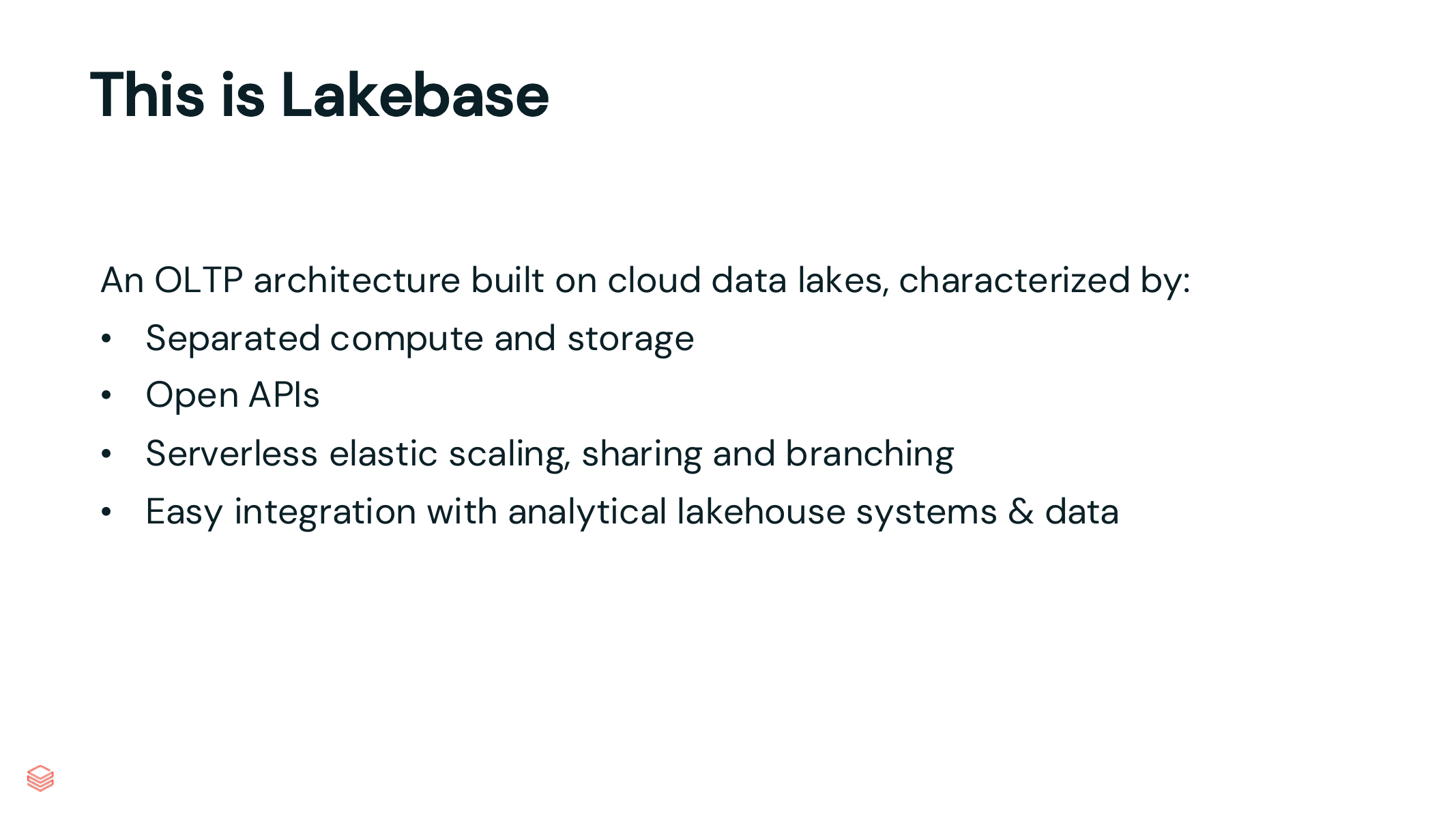 This is Lakebase
